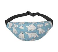 da uomo modello Orso polare dell'Orsa Minore a tracolla alla moda per donna con tracolla regolabile