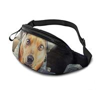da viaggio casual con jack per cuffie Cinturino regolabile Simpatico ritratto Tan Dog Astronaut