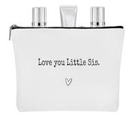 da viaggio per articoli da toeletta - La migliore sorella di sempre, grande organizzatore per sorelle, igienica per articoli da toeletta da viaggio | Divertente per cosmetici per il