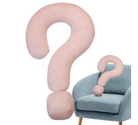 da viaggio per il collo, da viaggio creativo a forma di U | Grande contorno punto interrogativo 21,65 pollici, cervicale per aereo per supporto collo e testa, ora