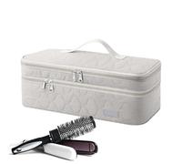 Da Viaggio Per Utensili Capillari: Custodia A Doppia Per Conservazione Asciugacapelli, Strumenti Di Acconciatura E Bigodini, Ideale Per Viaggi E Casa.