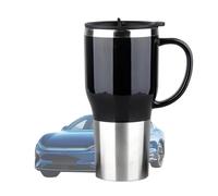 da viaggio riscaldata, bollitore elettrico per auto, 12 V, da viaggio elettrica, scalda caffè portatile, elegante bollitore per acqua calda con manico, 450 ml, per la casa all'aperto