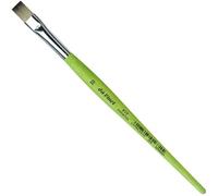 DA VINCI 37420 Spazzola Piatta Serie 374, Fibra Sintetica, Verde, 21 x 1.64 x 30 cm