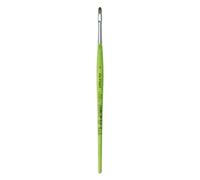 DA VINCI 375 Series Filbert Shape Brush 4, Fibra sintetica, Verde, 18,5 x 0,36 x 30 cm