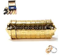 Da Vinci Code Mini Cryptex con Due Anelli regali san valentino regalo per lui lei Interessanti Giochi Compleanno Idee Regalo Natale Donna Uomo Amiche Lui Lei Coppia Papà Mamma