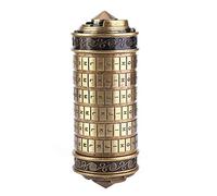 Da Vinci Codice, classico Da Vinci Password Lettera Code Lock Mini Cryptex Lock Regali romantici di compleanno/compleanno per lei - Password: I LOVE U
