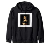 da Vinci Donna Mona Lisa Felpa con Cappuccio