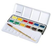 Da Vinci Finest Leonardo - Set di pennelli per acquerelli, in Metallo, Bianco, 30 x 30 x 30 cm, Serie 4029