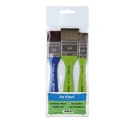 DA VINCI Graphic Design - Set di pennelli per Lettere, Blue, Green, 30 x 20 x 40 mm