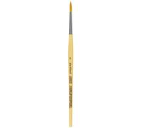 da Vinci Künstlerpinseln Junior Synthetics 303-Pennello Rotondo per Pittura, Giallo, Größe 5