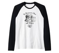 da Vinci l'Uomo del Rinascimento Maglia con Maniche Raglan
