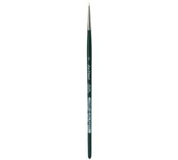 da Vinci NOVA - Serie 1570 - Pennello per acquerello e acrilico, in pelo sintetico, tondo - Misura 5/0, Verde