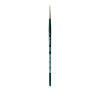 da Vinci NOVA - Serie 1570 - Pennello per acquerello e acrilico, in pelo sintetico, tondo - Misura 5/0, Verde