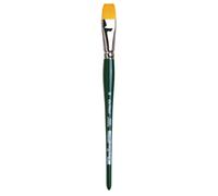 Da Vinci Nova Series 122 - Pennello per Hobby, Piatto, Sintetico, Misura 0, Green, 22 x 1.7 x 30 cm
