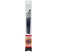 Da Vinci Oil & Acrylic Series 5105, Set di pennelli sintetici varie misure, 3 pennelli