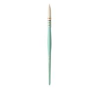da Vinci, PRETTY MINT EDITION, Pennello per acquerello, tondo, n. 2 | Fibre ondulate extra morbide con elevata capacità di carico del colore, legate a mano nel manicotto in plastica.