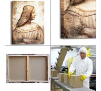 da Vinci ritratto Isabella d'Este quadro stampa tela dipinto telaio arredo casa