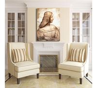 da Vinci ritratto Isabella d'Este quadro stampa tela dipinto telaio arredo casa