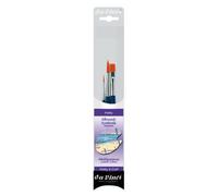 da Vinci Serie 4206 Set di pennelli Sintetici Allround, Setola, Viola/Nero/Blu, 30 x 30 x 30 cm