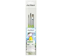 Da Vinci Fit Synthetics 4209 Set di pennelli tondi 3 pezzi