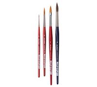 DA VINCI Set di pennelli per acquerelli Serie 4230, Rosso, Nero, Verde/Bianco, 30 x 30 x 30 cm