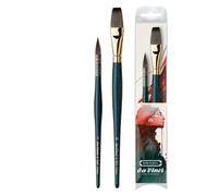 da Vinci, SIGNATURE, Rabi Alieva, Set di pennelli per acquerello, 2 pezzi | Realizzato con Rabi Alieva per velature, ampie superfici e accenti mirati.