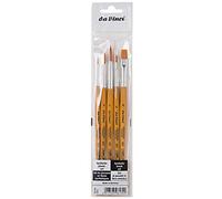 da Vinci Student Series 3502 - Set di pennelli universali per studenti, con manico laccato, 5 pennelli
