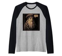 da Vinci Uomo Maglia con Maniche Raglan