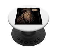 Da Vinci Uomo Ritratto Pittura PopSockets PopGrip Adesivo