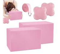 da yoga in schiuma,Mattone di pilates ad alta densità antiscivolo con cuscinetti | di yoga per meditazione e stretching - per palestra fitness a casa e viaggi