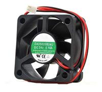 DA05020B24U 24V 0.14A Industrial Computer Silent Fan 50x50x20mm 2-wire
