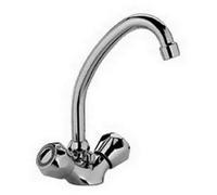 DA072CR Gruppo monoforo lavabo canna C D18 x 150 mm DANUBIO PAFFONI