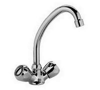 DA074CR Gruppo monoforo lavello canna C D18 x 150 mm DANUBIO PAFFONI