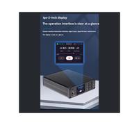 DA10 USB Decoder Dual-Core ES9038 DSD512 5.1 HIFI Audiophile DAC Earphone Amplifier 6.5mm Jack Black