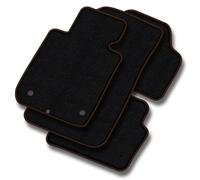 DA14-1 Set Tappetini Velluto Premium Marrone Traforato per Dacia Sandero III dal