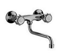 DA170CR Gruppo lavello canna S D18 x 180 mm con rompigetto DANUBIO PAFFONI