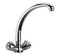 DA182CR Gruppo monoforo lavello canna orientabile C 210 mm DANUBIO PAFFONI