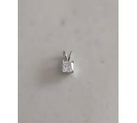 da59€ CIONDOLO PENDENTE COLLANA PUNTO LUCE ARGENTO 925 ZIRCONE TAGLIO DIAMANTE