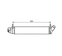 DAA4006 AVA QUALITY COOLING Intercooler per DACIA,RENAULT