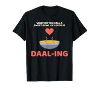 Daal Ing Urdu Hindi Gioco di Parole Darling Lenticchie Amore Maglietta