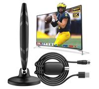 DAANT Antenna TV per canali locali, supporta Smart TV e TV digitali con cavo coassiale HDTV da 4,9 m