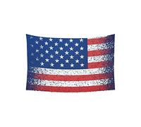Daawqee Arazzi Tapestry American Independence Day Background Flag Tapestries Wall Hanging Flower Psychedelic Tapestry Wall Hanging Indian Dorm Decor Living Room Bedroom 60 X 80 inch