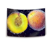 Daawqee Arazzi Tapestry Wall Hanging Freshly Picked Peach Tapestry Vintage Tapestry Wall Tapestry Micro Fiber Peach Home Decor