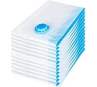 Daaxing 10 sacchetti sottovuoto per vestiti, riutilizzabili, con chiusura a zip, sacchetti salvaspazio da viaggio (70 x 80 cm)