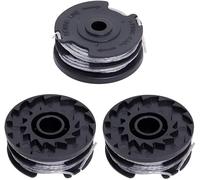 Daaxing 3 bobine di filo di ricambio per decespugliatore Greenworks G40ltk2/ G40ltk2x / G40lt / 2101507, filo di nylon 9 m di diametro 1,65 mm diametro della filettatura