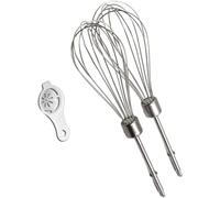 Daaxing Accessori per frusta portatile, accessori per miscelatore in acciaio inossidabile, frusta da cucina di ricambio per Kenwood (12 aste metalliche* 2)