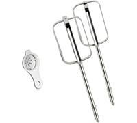 Daaxing accessori per sbattitore manuale, sbattitore in acciaio inox, accessori per mixer, sbattitore manuale da cucina, frusta di ricambio per Kenwood (2 x quattro bacchette)