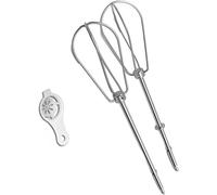 Daaxing Accessorio per sbattitore manuale, frusta in acciaio inox, accessorio per mixer, sbattitore manuale da cucina, frusta di ricambio per Kenwood (asta con filo x 2)