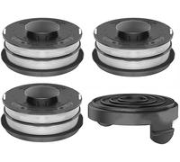 Daaxing Bobina di ricambio per decespugliatore Einhell Gc-Et 4530 3405685, bobina di ricambio per decespugliatore (3 bobine + 1 tappo)