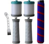 Daaxing Filtri a spazzola principali adatti per Tineco A10/A11 Hero, A10/A11 Cordless Stick Aspirapolvere Parti di ricambio, 1 spazzola principale, 2 filtri pre-motore, 2 filtri post motore, 1